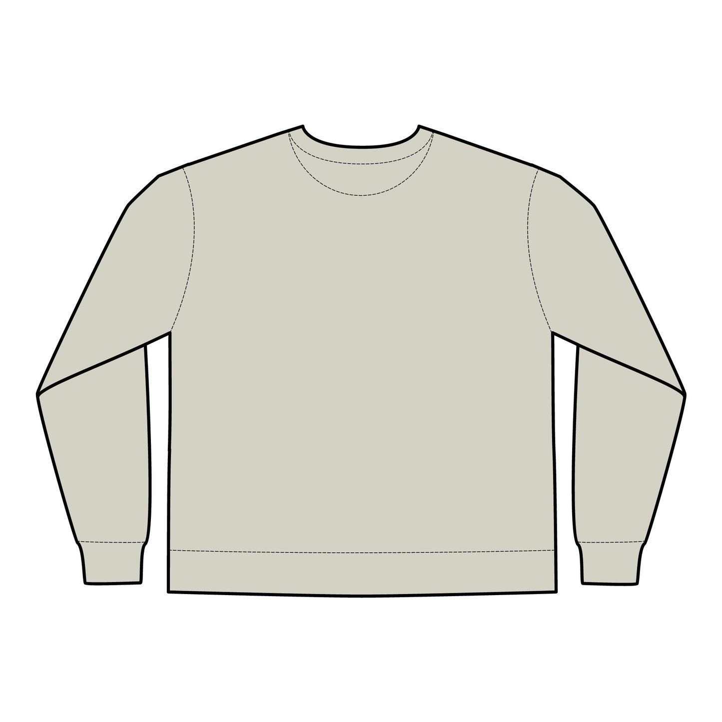 sudadera de cuello redondo para hombres