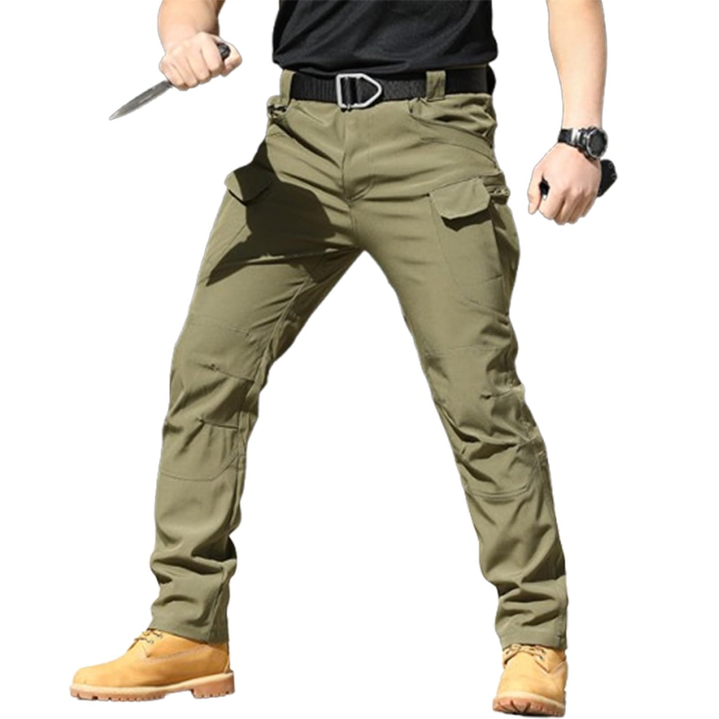 Flexcamo - Tactical Waterproof Pants, Flex Camo Cargo Pants for Men, Mens Tactical Hiking Pants