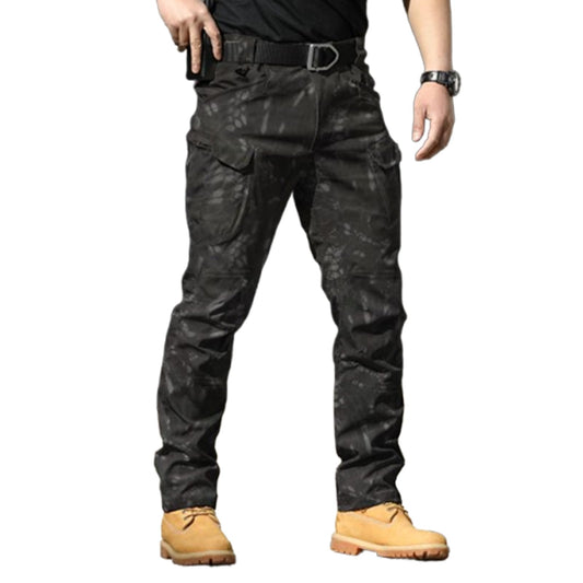Flexcamo - Tactical Waterproof Pants, Flex Camo Cargo Pants for Men, Mens Tactical Hiking Pants